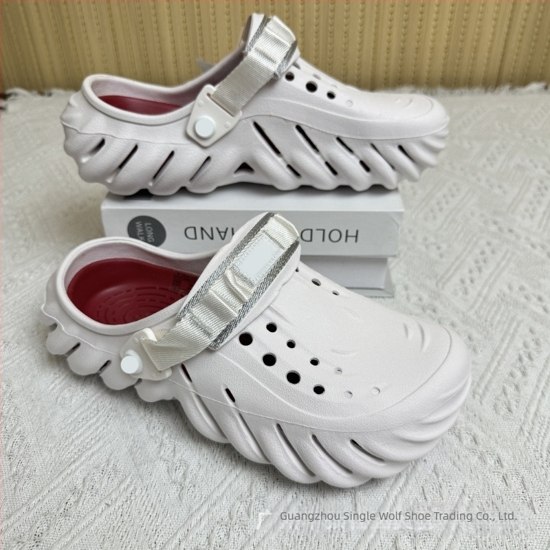 Ανδρικά σανδάλια — EVA επάνω και σόλα, ανθεκτικά στη φθορά, για τέσσερις εποχές, casual εξωτερικά υποδήματα, τεχνολογία σόλας από βισκόζη