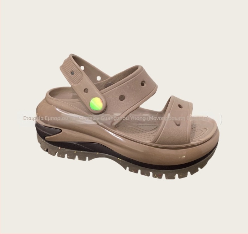 Γυναικείες κλογκς Baotou με διάτρητο πάνω μέρος από EVA, παχιά σόλα πλατφόρμα από EVA, αύξηση ύψους, άνοιξη 2025