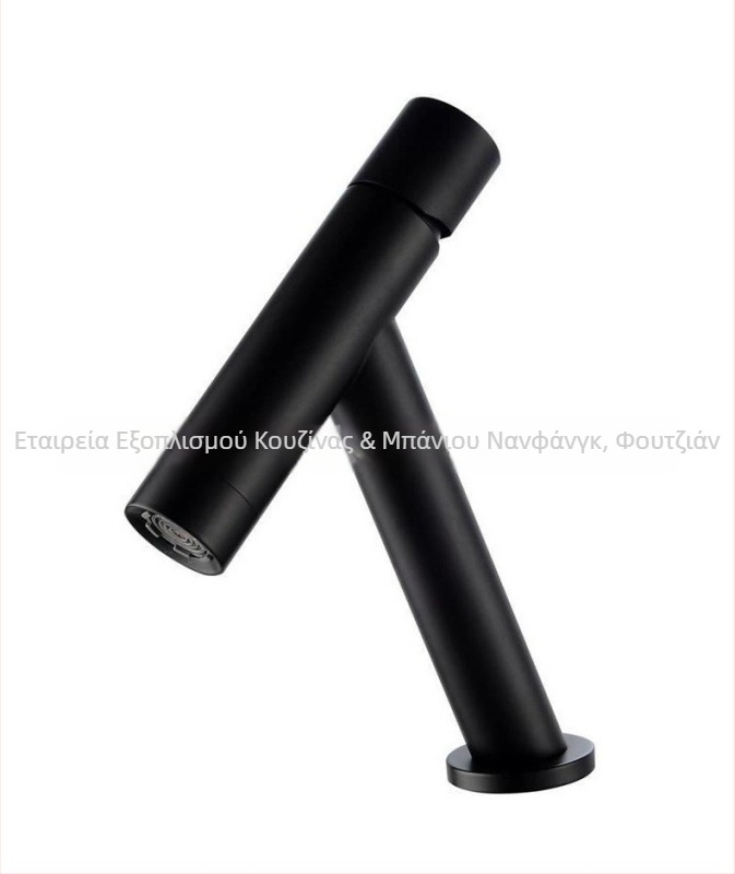 Βρύση νιπτήρα μπάνιου, κατασκευή από χαλκό, κάθετη εγκατάσταση, σπειροειδές άνοιγμα