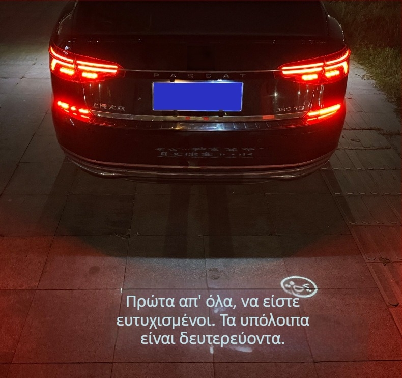 Serada λαμπτήρας προβολής πινακίδας Volkswagen — συμβατός με οχήματα Volkswagen