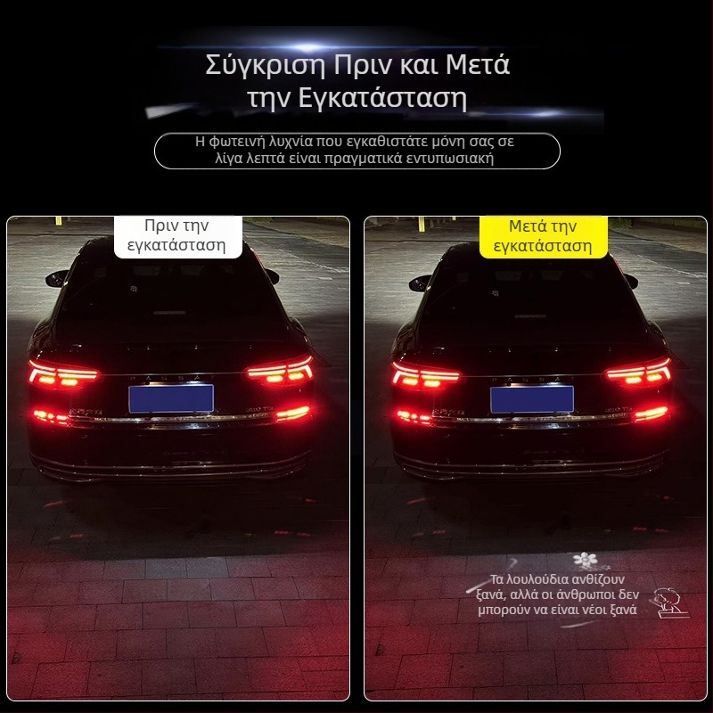 Serada λαμπτήρας προβολής πινακίδας Volkswagen — συμβατός με οχήματα Volkswagen