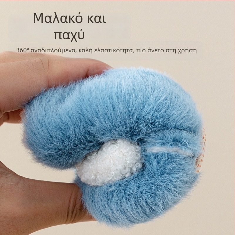 Νήπια Παπούτσια Εσωτερικού Χώρου με Κλείσιμο Velcro, Άνω Καμβά, Παχιά Βελούδινη Εσωτερική Επένδυση, Αντιολισθητική Σόλα, Για Ηλικίες 0–36 Μηνών