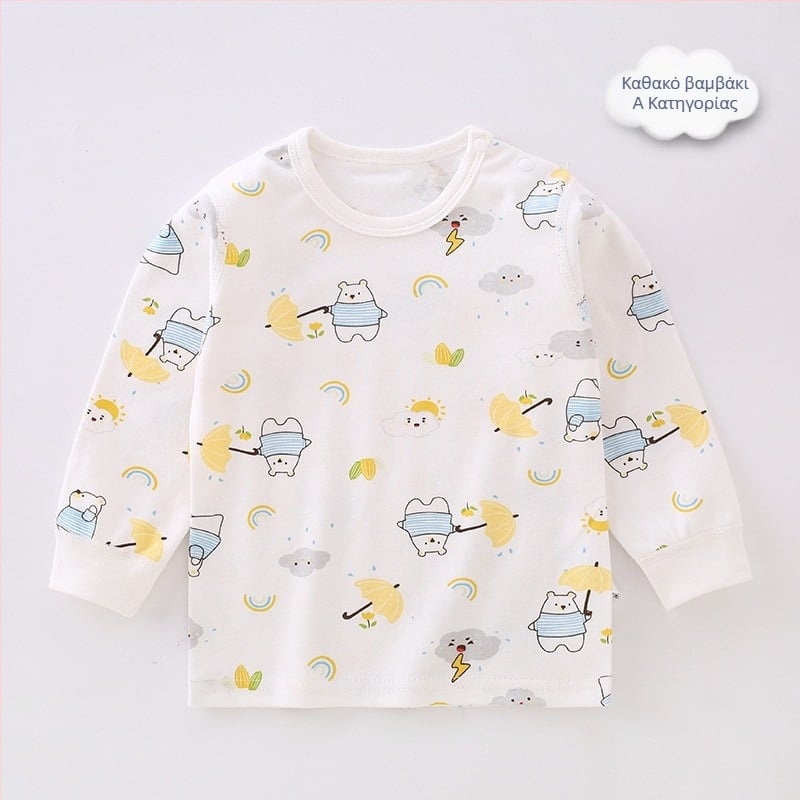 Θερμό βρεφικό τοπ από γούνα κουνελιού, μάρκα Lei Guang, για νεογγέννητα, Άνοιξη 2024