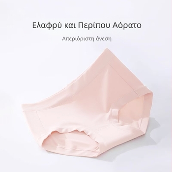 Γυναικείο βαμβακερό εσώρουχο - αναπνοή, στήριξη κοιλιάς, αντιβακτηριακό; μεσαία μέση, πλεκτό ύφασμα; επένδυση καβάλου 80–90% αναγεννημένης κυτταρικής ίνας; 90–95% βαμβάκι