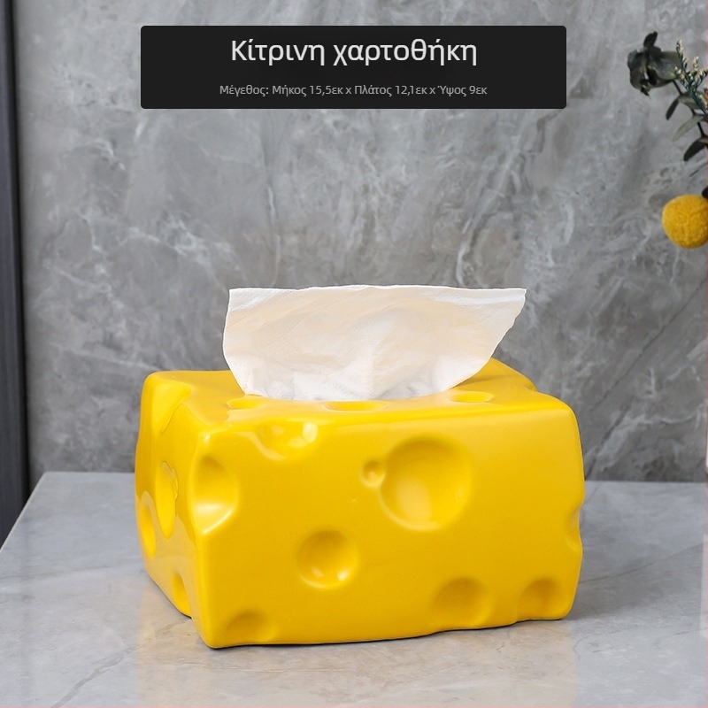 Κεραμικό κουτί χαρτοπετσέτες, στυλ ελαφρού πολυτελείας, μοντέλο nailao-2023911, πολλαπλών χρήσεων