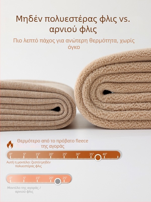 Κολάν θερμικά με φλίς από νάιλον, υψηλή ελαστικότητα, παχύ ύφασμα, γεωμετρικό μοτίβο