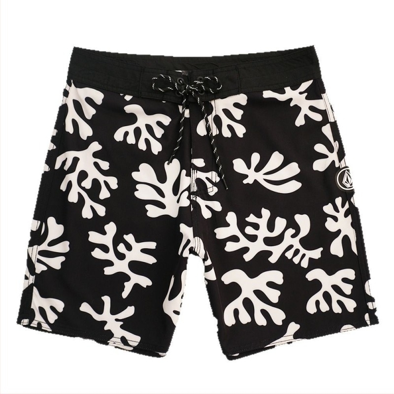 Ανδρικά σορτς παραλίας - Γρήγορο στέγνωμα, μικροελαστικότητα, ψηφιακή εκτύπωση, 95% πολυεστέρας, ριγέ ή πλέγμα σχέδιο