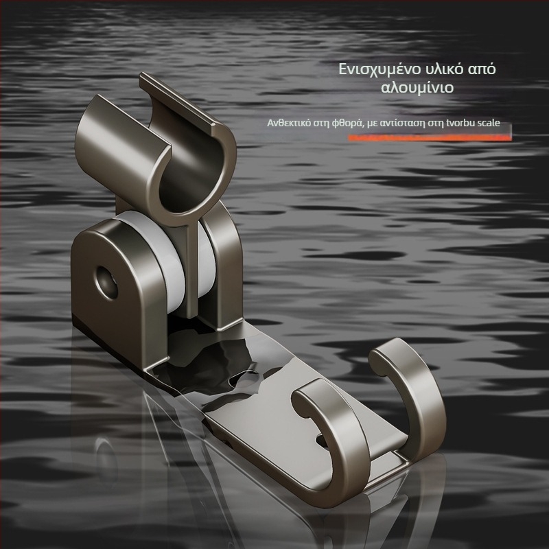 Στήριγμα ντους τοίχου, από Space αλουμίνιο, περιστρεφόμενο, μοντέλο 1515