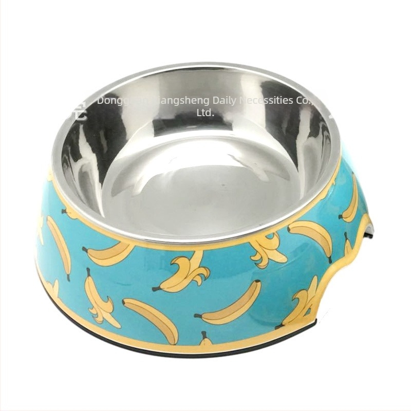 Μπολ σκύλου από μελαμίνη 2-in-1 για νερό και φαγητό, σχέδιο κινούμένων σχεδίων, μάρκα XS