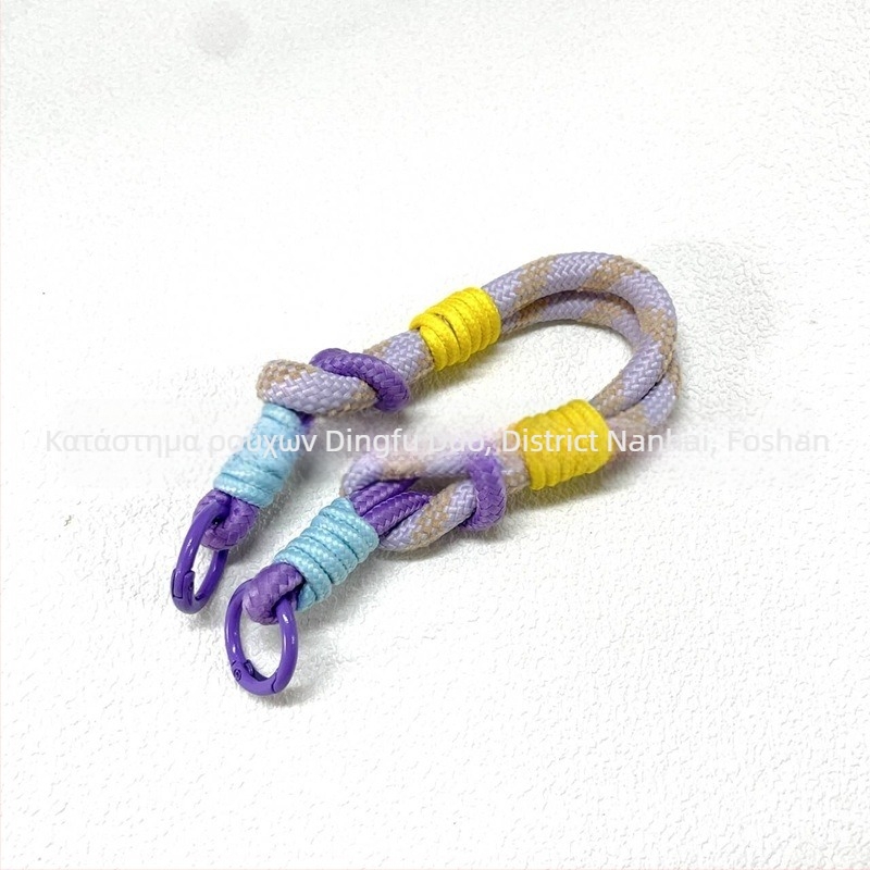 Κινητό κρεμαστό λουράκι από σκοινί, INS στυλ, διακόσμηση για τσάντα, κρεμαστό, προσωποποιημένη τάση (Χειμώνας 2025)