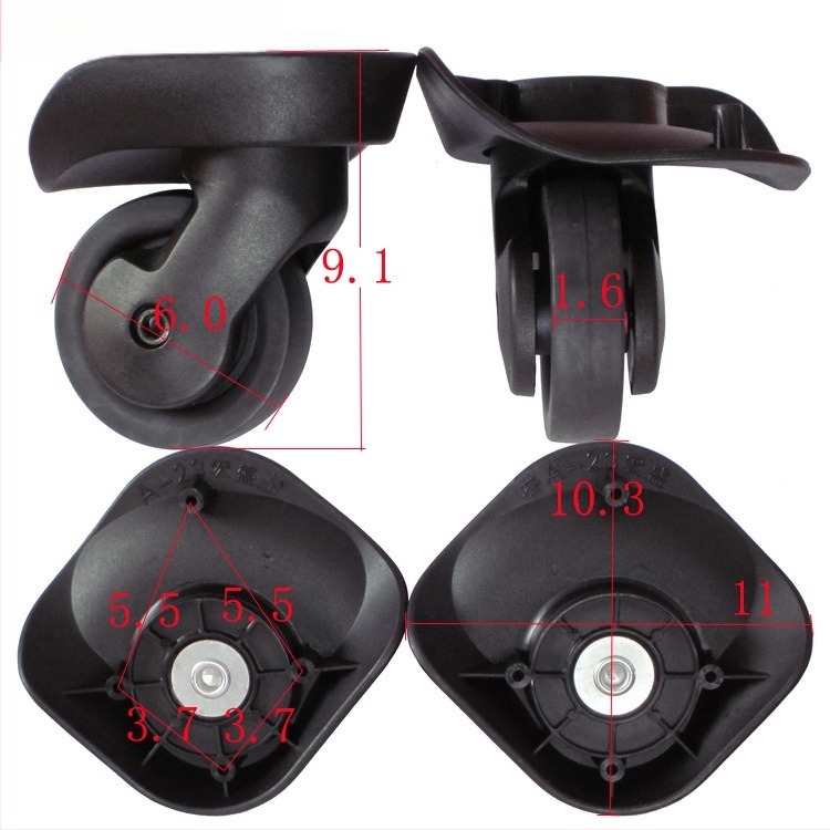 Αξεσουάρ τροχών αποσκευών ABS, μοντέλο A20-A90, καθολικά μέρη τροχών, λανσάρισμα φθινόπωρο 2023