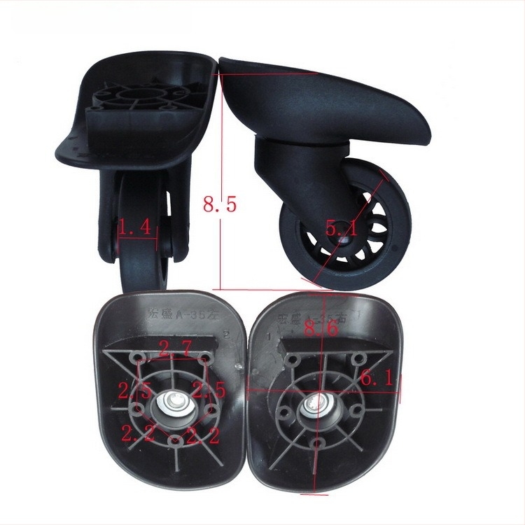 Αξεσουάρ τροχών αποσκευών ABS, μοντέλο A20-A90, καθολικά μέρη τροχών, λανσάρισμα φθινόπωρο 2023