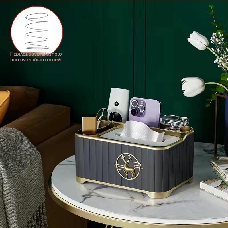 Κουτί χαρτοπετσέτας γραφείου, πλαστικό, αδιάβροχο και πολυλειτουργικό, αποσπώμενο χαρτοπετσέτα, μοντέλο A15–A18