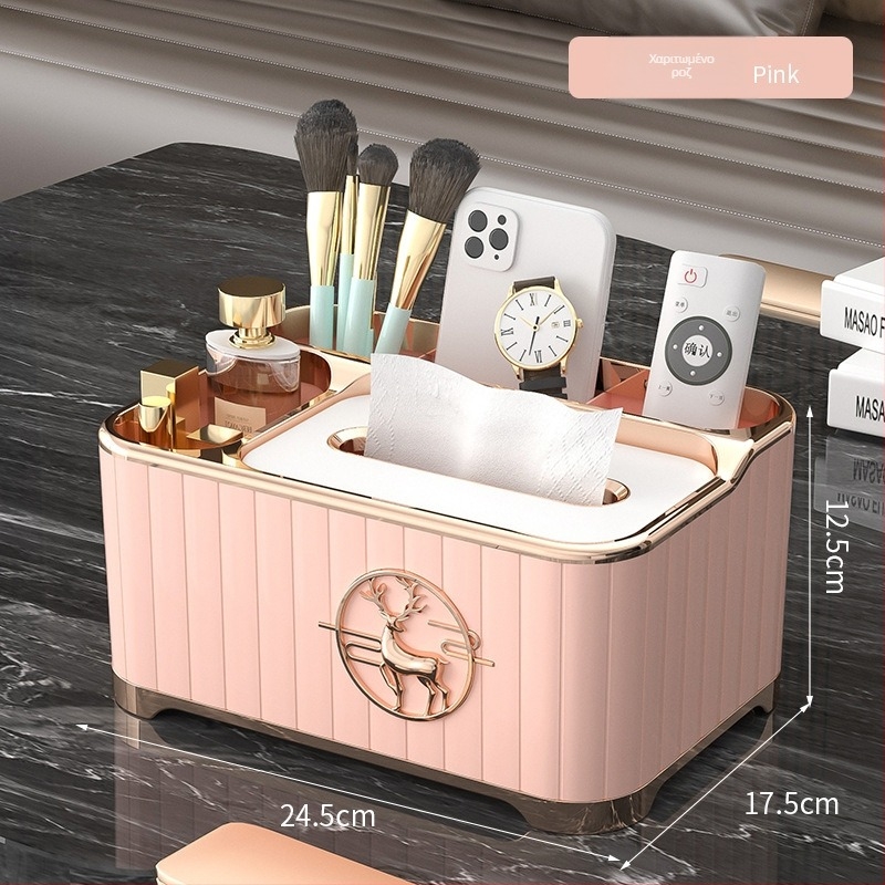 Κουτί χαρτοπετσέτας γραφείου, πλαστικό, αδιάβροχο και πολυλειτουργικό, αποσπώμενο χαρτοπετσέτα, μοντέλο A15–A18