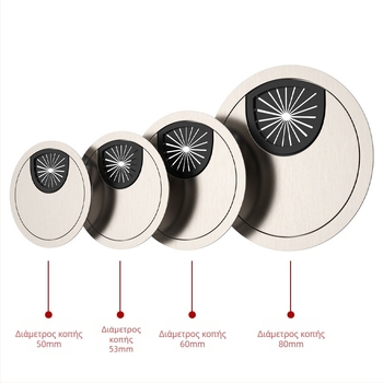 Καλύπτης οπής καλωδίων γραφείου – κράμα ψευδαργύρου, μοντέλο 006, Tai Yanchen, για γραφείο και υπολογιστή, στυλ Νέο κινεζικό