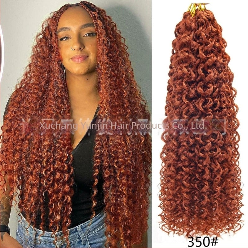 Περούκα Yunjin YJ-GOGO Crochet - GoGo Curl, εξωτικό στυλ, ινά μεταξιού εγχώριας παραγωγής, μηχανική διαδικασία, αλλαγή σχήματος