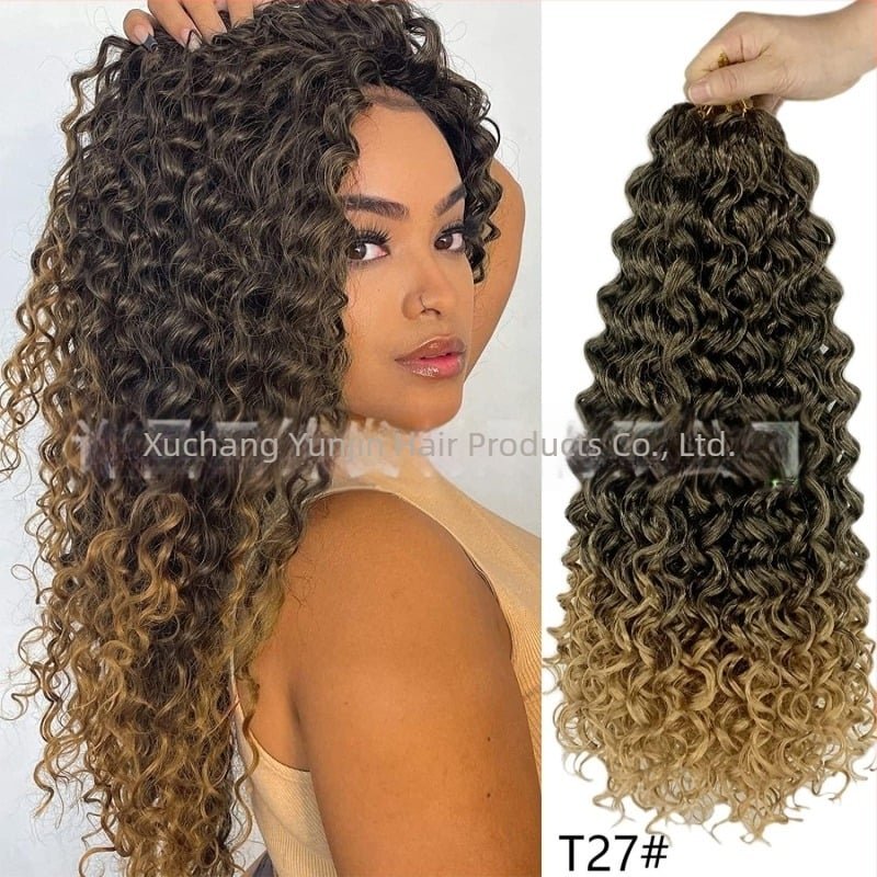 Περούκα Yunjin YJ-GOGO Crochet - GoGo Curl, εξωτικό στυλ, ινά μεταξιού εγχώριας παραγωγής, μηχανική διαδικασία, αλλαγή σχήματος