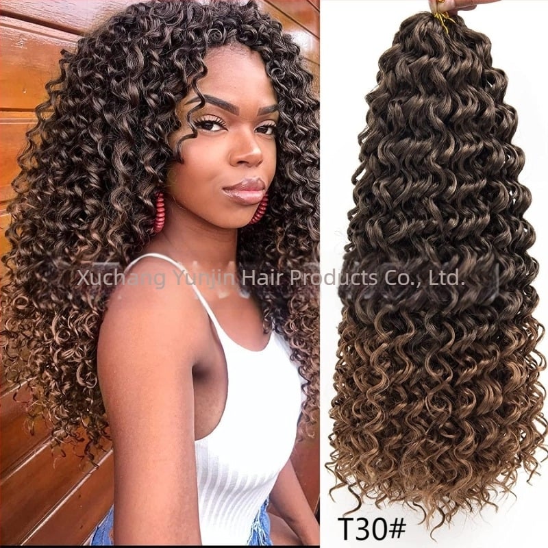 Περούκα Yunjin YJ-GOGO Crochet - GoGo Curl, εξωτικό στυλ, ινά μεταξιού εγχώριας παραγωγής, μηχανική διαδικασία, αλλαγή σχήματος