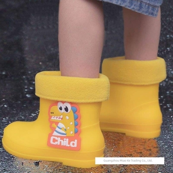 Μποτάκια βροχής PVC με χαμηλό ύψος, φθινοπωρινά-χειμερινά, για παιδιά 1–3 ετών