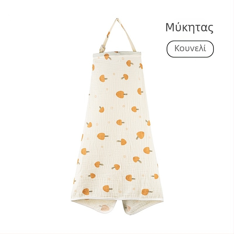 Βαμβακερό κάλυμμα θηλάσματος με δαντέλα και κορδόνι, casual στυλ, χωρίς μανίκια, για όλες τις εποχές