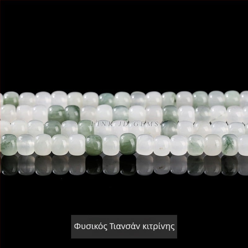 Χαλαρές χάντρες από νεφρίτη, γυαλισμένες, σε σχήμα μήλου, μάρκα Jingde, αξεσουάρ