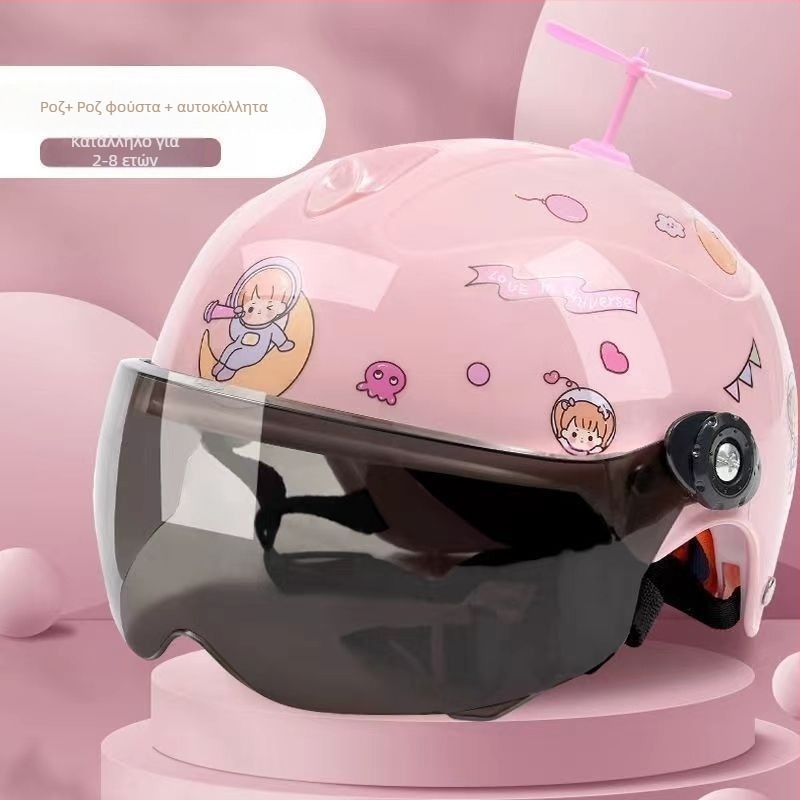 Παιδικό κράνος ράλι — Καλοκαίρι αγώνων, Προστασία από τον ήλιο, Πιστοποίηση TCO99