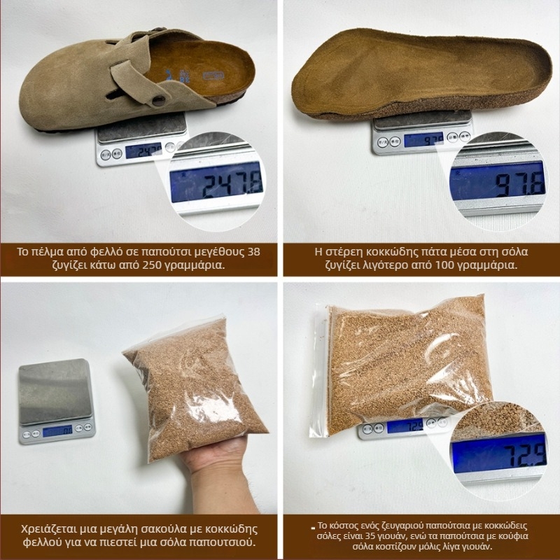 Unisex loafers με cap toe από γνήσιο δέρμα, σόλα EVA, πάχος σόλας 3–5 cm, κατασκευή με κόλληση