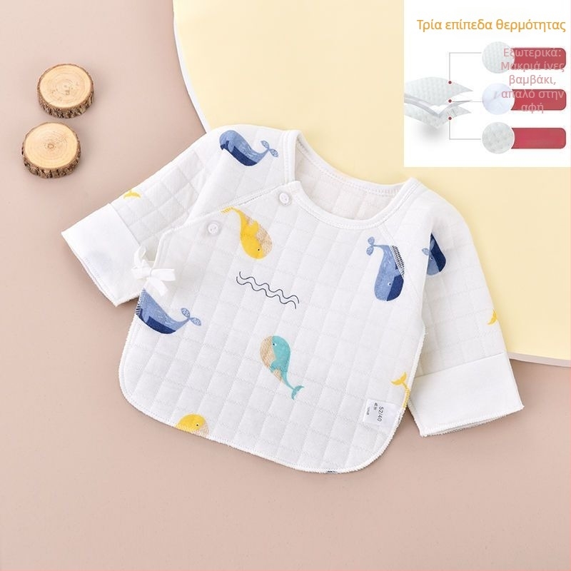 Βρεφικό τοπ από βαμβάκι με βελουδωμένη επεξεργασία, V-λαιμόκοψη, 95–100% βαμβάκι, από 0–12 μηνών, για όλες τις εποχές