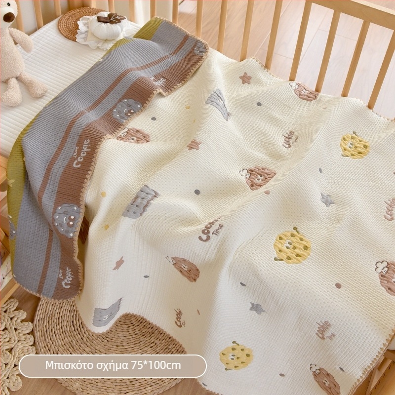Κουβέρτα μωρού, για όλους τους καιρούς, 100% βαμβάκι, INS στυλ, κατάλληλη για νεογέννητα έως 6 ετών, βάρος 500-800 γρ