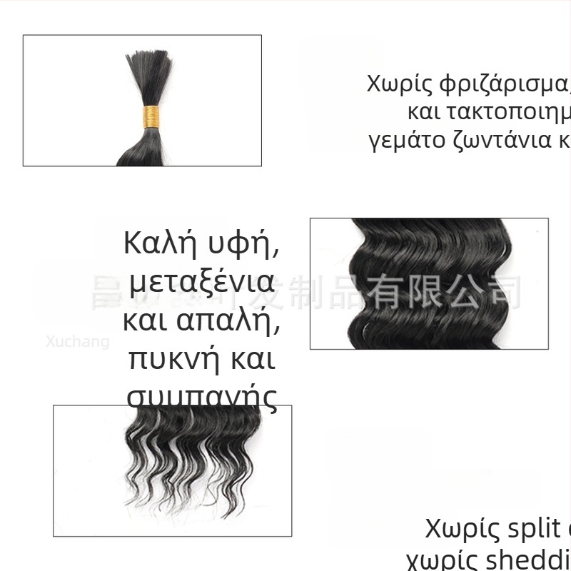 Πονιτάιλ περούκα δέσμη μαλλιών με θερμοανθεκτικό συνθετικό ινών, μηχανισμός κατασκευής, μοντέλο Xiaowendeep, προέλευση Xuchang