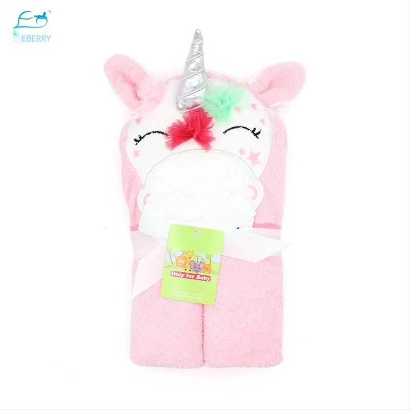Cartoon στυλ μωρού-κουβέρτα-πετσέτα μπάνιου, 350gsm 100% βαμβάκι, για βρέφη 1–3 ετών, δυνατότητα προσαρμογής