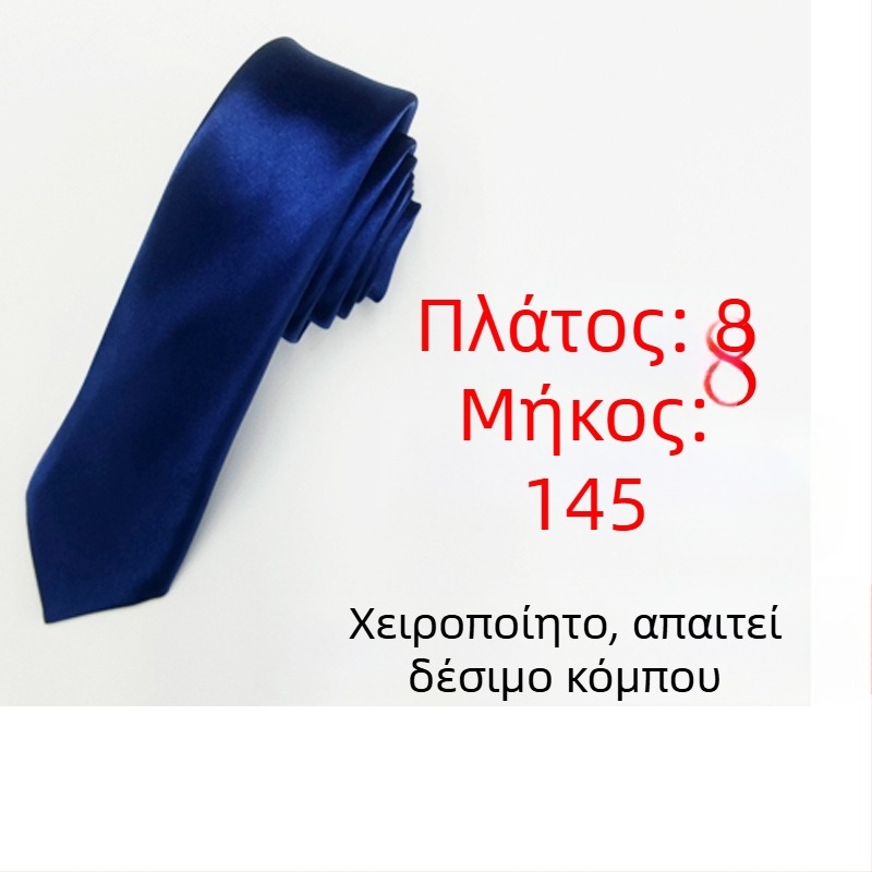 Γραβάτα, πολυεστέρας-μεταξωτή υφή, μονόχρωμο μοτίβο, στυλ βέλους, unisex, επένδυση πολυεστέρα, προέλευση Γκουανγκντόνγκ