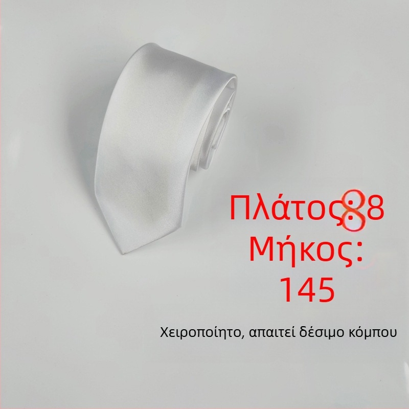 Γραβάτα, πολυεστέρας-μεταξωτή υφή, μονόχρωμο μοτίβο, στυλ βέλους, unisex, επένδυση πολυεστέρα, προέλευση Γκουανγκντόνγκ