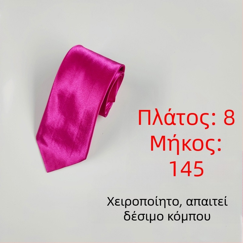 Γραβάτα, πολυεστέρας-μεταξωτή υφή, μονόχρωμο μοτίβο, στυλ βέλους, unisex, επένδυση πολυεστέρα, προέλευση Γκουανγκντόνγκ