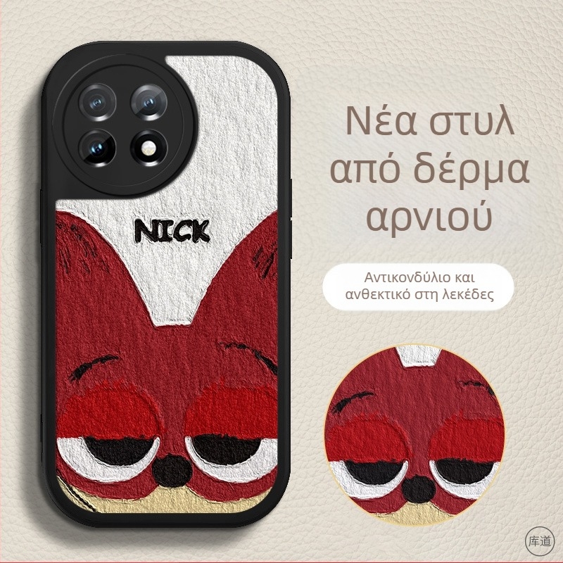 Θήκη προστασίας OnePlus – καρτούν σχέδιο, αντίσταση σε πτώσεις, τεχνητό δέρμα, βαμμένο φινίρισμα, προσαρμόσιμη