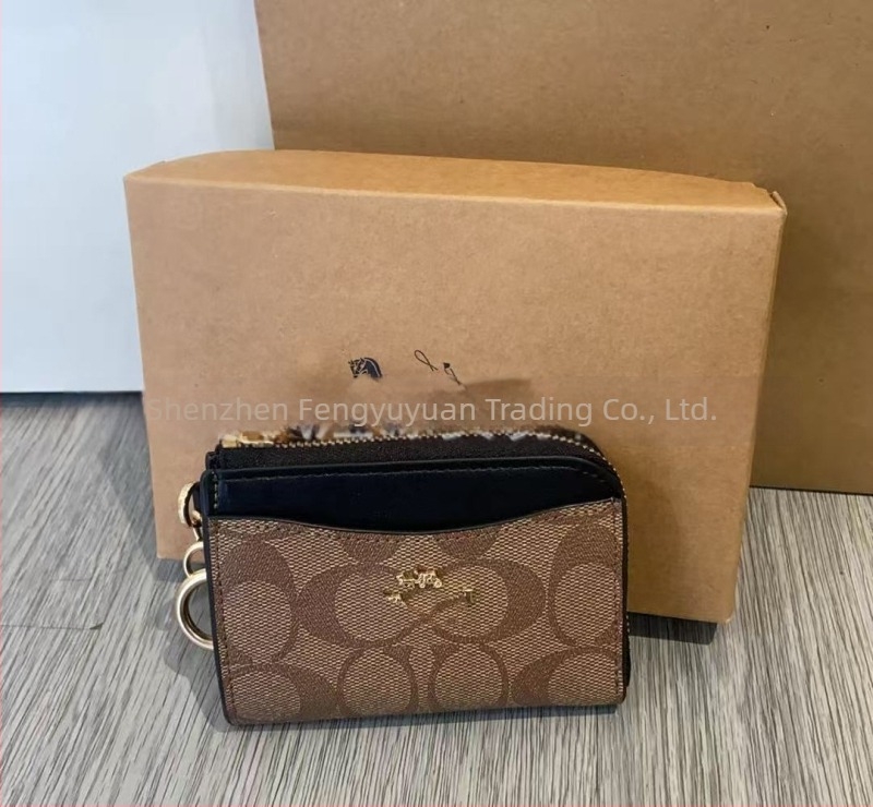 Θήκη καρτών από γνήσιο δέρμα, 1-πτυχή, δέρμα split βοδιού, επένδυση πολυεστέρα, Άνοιξη 2023