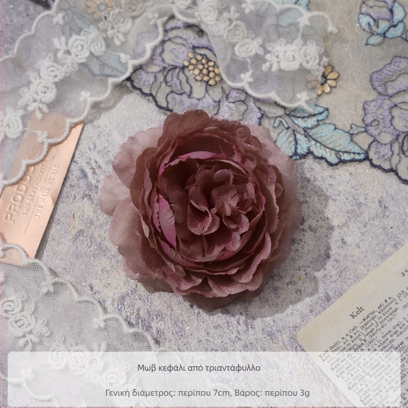 Αξεσουάρ μαλλιών DIY με μεταξωτό λουλούδι πεόνια – χειροποίητη καρφίτσα, Χρήση: φωτογραφικά props και οικιακό ντύσιμο, Μάρκα Yixuan, Υλικό: μεταξωτό λουλούδι, Μοντέλο 18904525367