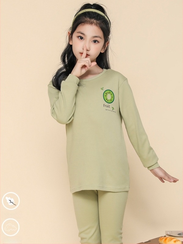 Σετ θερμικού εσωρούχου για κορίτσια, 100% βαμβάκι, για άνοιξη, φθινόπωρο και χειμώνα, διατηρεί τη ζεστασιά, για ηλικίες 8+ ετών (ύψος 140 cm+)