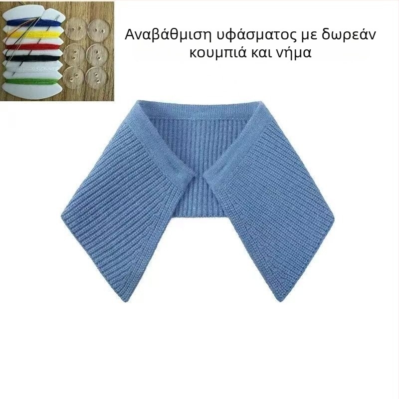 Shatongman Παιδικό Αποσπώμενο Ριβέ Τετράγωνο Κολάρο με Διακοσμητικά Φτερά, Κορεατικό Στυλ, Μεγάλος Γιακά, Ζεστό, Αντι-Λεκέ, Εξωτερικό Πολυεστέρας με Επένδυση Πολυεστέρα, 2025 Άνοιξη