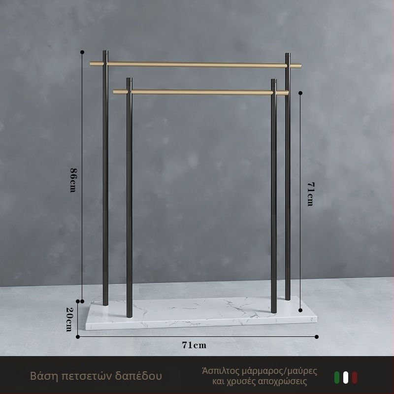 Ράφι πετσέτας δαπέδου από σίδηρο, Νέο Κινεζικό στυλ, πιστοποίηση Watermarks, προέλευση Κίνα, αριθμός πιστοποιητικού 1