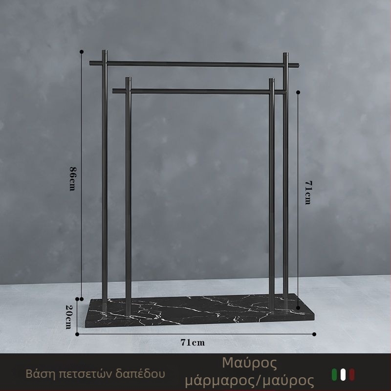 Ράφι πετσέτας δαπέδου από σίδηρο, Νέο Κινεζικό στυλ, πιστοποίηση Watermarks, προέλευση Κίνα, αριθμός πιστοποιητικού 1