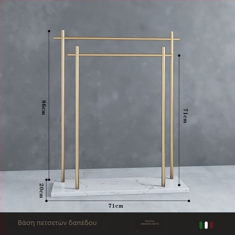 Ράφι πετσέτας δαπέδου από σίδηρο, Νέο Κινεζικό στυλ, πιστοποίηση Watermarks, προέλευση Κίνα, αριθμός πιστοποιητικού 1