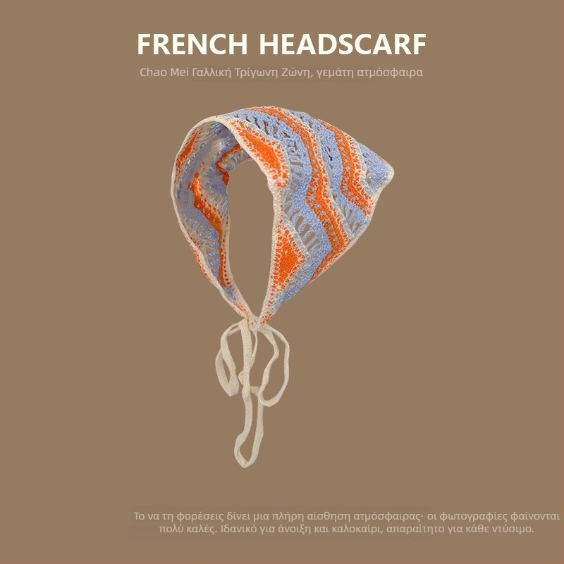 Κεφαλόδεσμος, κορεάτικου στυλ, unisex, ακρυλικό, γεωμετρικό σχέδιο