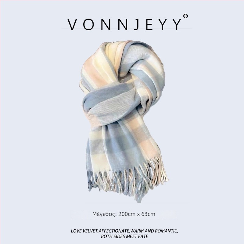 Γυναικείος χειμερινός φουλάρι — warp-knitted, διατηρεί τη θερμότητα, χειμώνας, κύριο ύφασμα >96%, Προέλευση: Χανγκζού, μοντέρνος αστικός στυλ