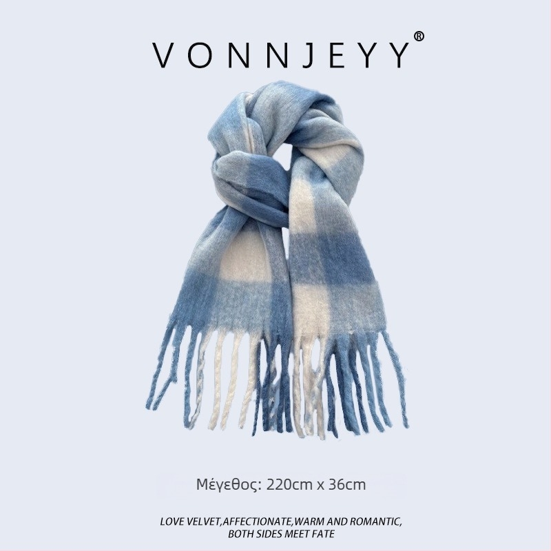 Γυναικείος χειμερινός φουλάρι — warp-knitted, διατηρεί τη θερμότητα, χειμώνας, κύριο ύφασμα >96%, Προέλευση: Χανγκζού, μοντέρνος αστικός στυλ