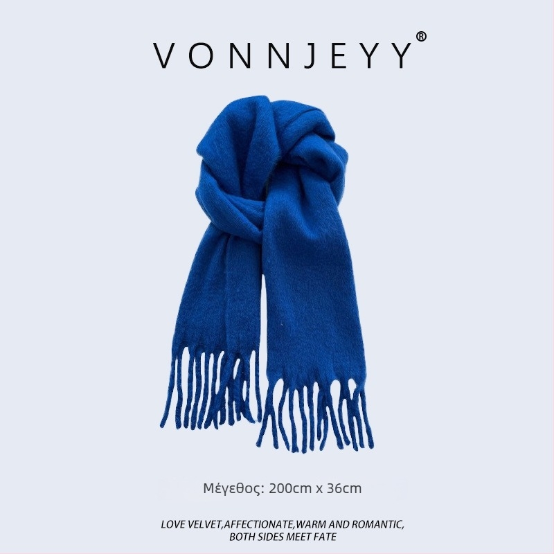 Γυναικείος χειμερινός φουλάρι — warp-knitted, διατηρεί τη θερμότητα, χειμώνας, κύριο ύφασμα >96%, Προέλευση: Χανγκζού, μοντέρνος αστικός στυλ