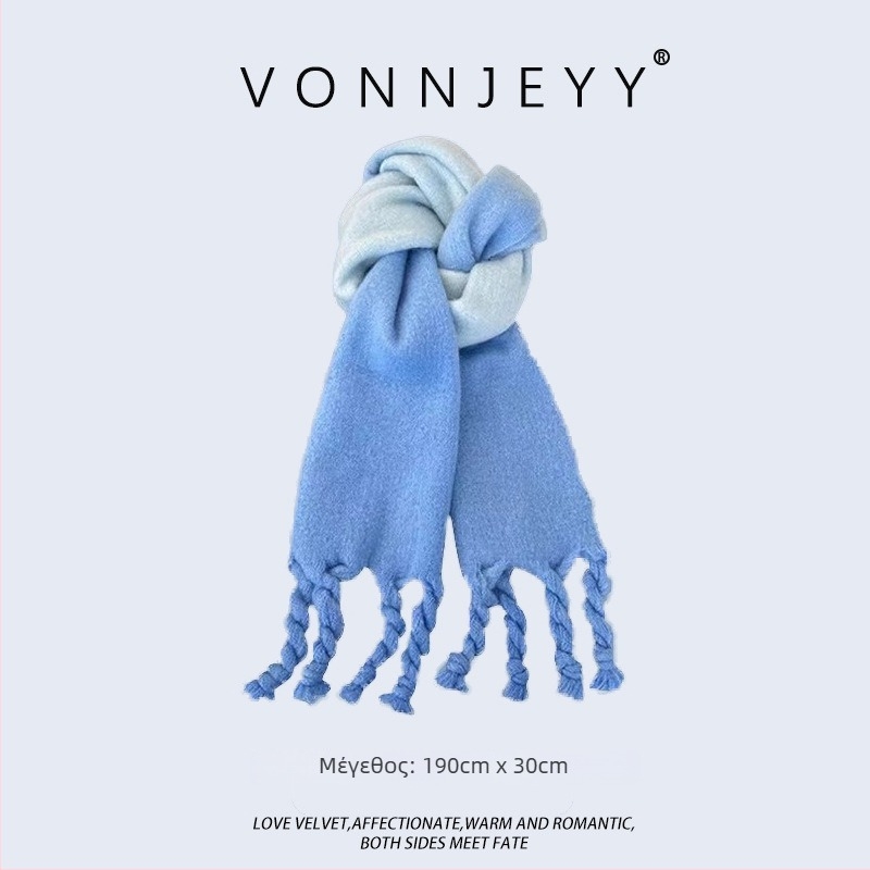 Γυναικείος χειμερινός φουλάρι — warp-knitted, διατηρεί τη θερμότητα, χειμώνας, κύριο ύφασμα >96%, Προέλευση: Χανγκζού, μοντέρνος αστικός στυλ