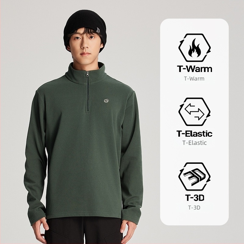 YX Outdoor φλις μπουφάν για άνδρες και γυναίκες, ζεστό βασικό στρώμα φλίς για μπουφάν