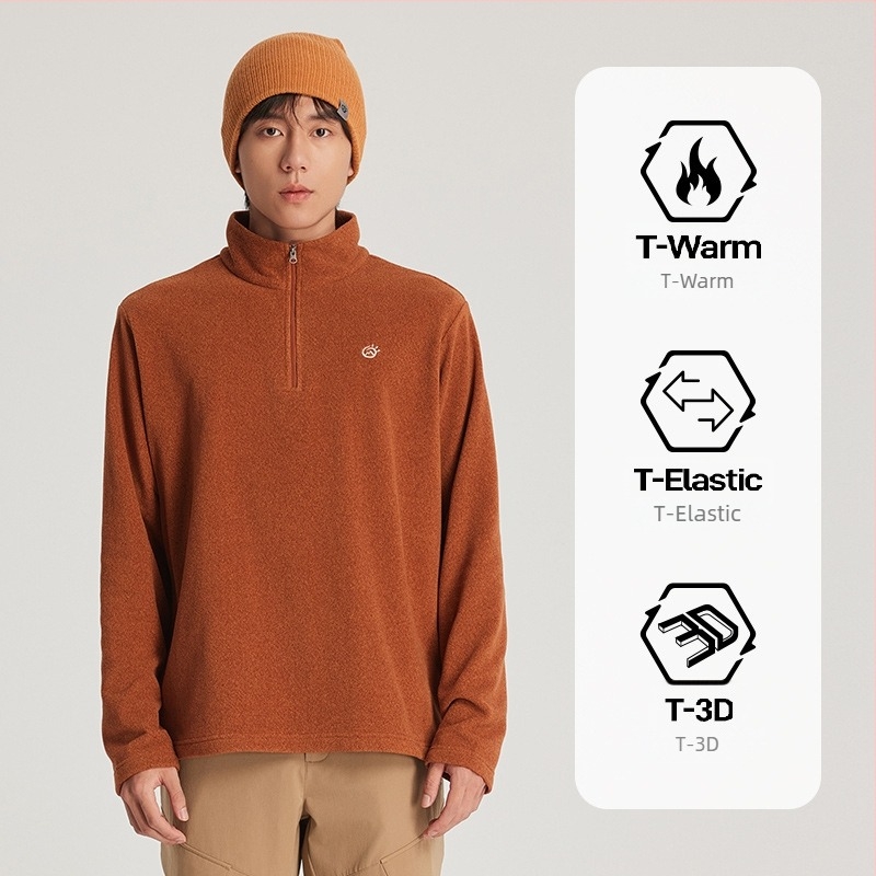 YX Outdoor φλις μπουφάν για άνδρες και γυναίκες, ζεστό βασικό στρώμα φλίς για μπουφάν