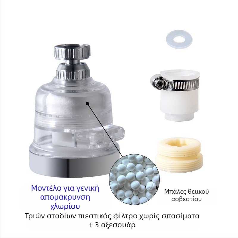 Ντους κεφαλής – κορυφαίος ψεκασμός, πλαστικό, λειτουργίες μασάζ/φυσαλίδες/βροχή, 0-90C, 0.6 MPa